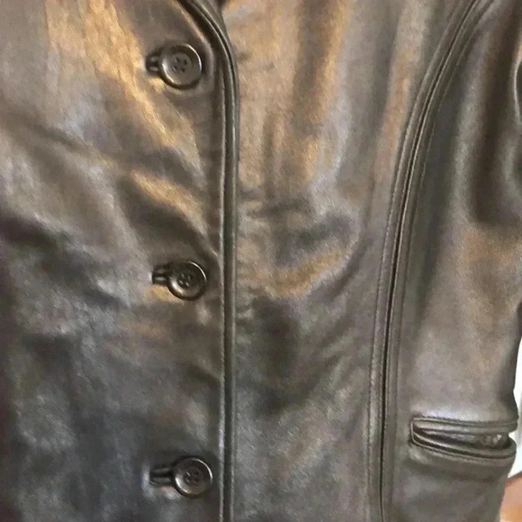 Jones New York leather jacket - Picture 4 of 12